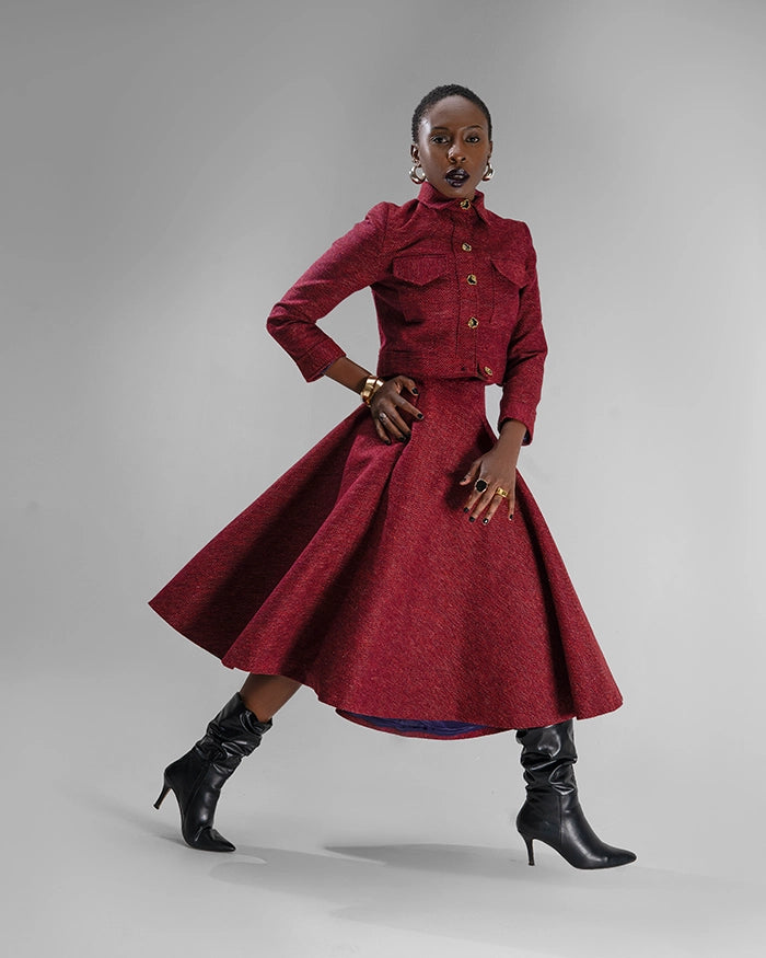 Burgandy Ladies Set