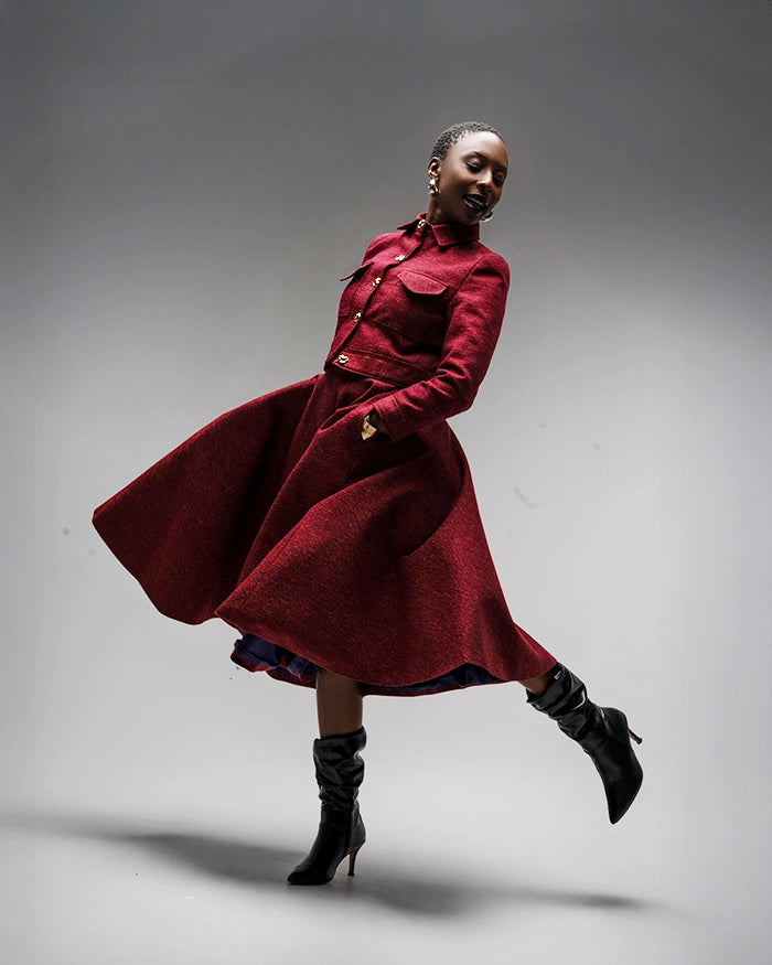 Burgandy Ladies Set